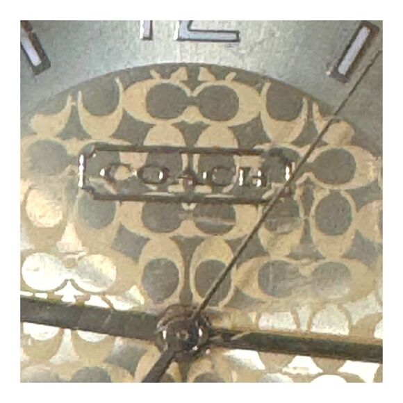 Coach Women's MADDY GOLD PLATED BRACELET WATCH W6006 NEEDS BATTERY Original Box - Picture 10 of 11